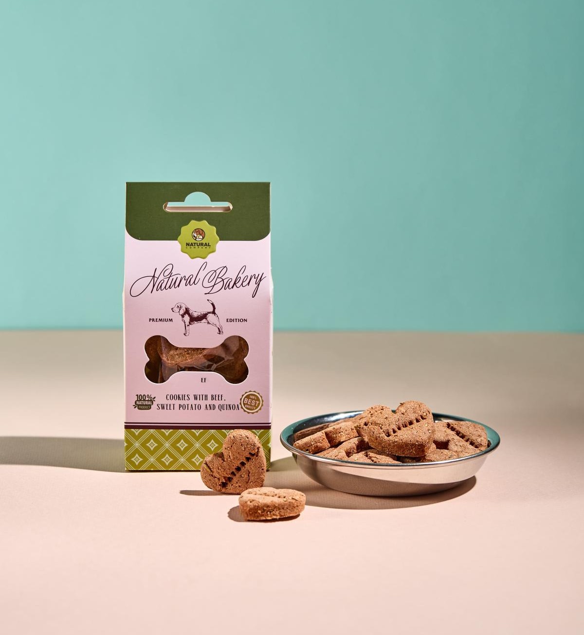 Печиво з яловичиною, бататом та кіноа